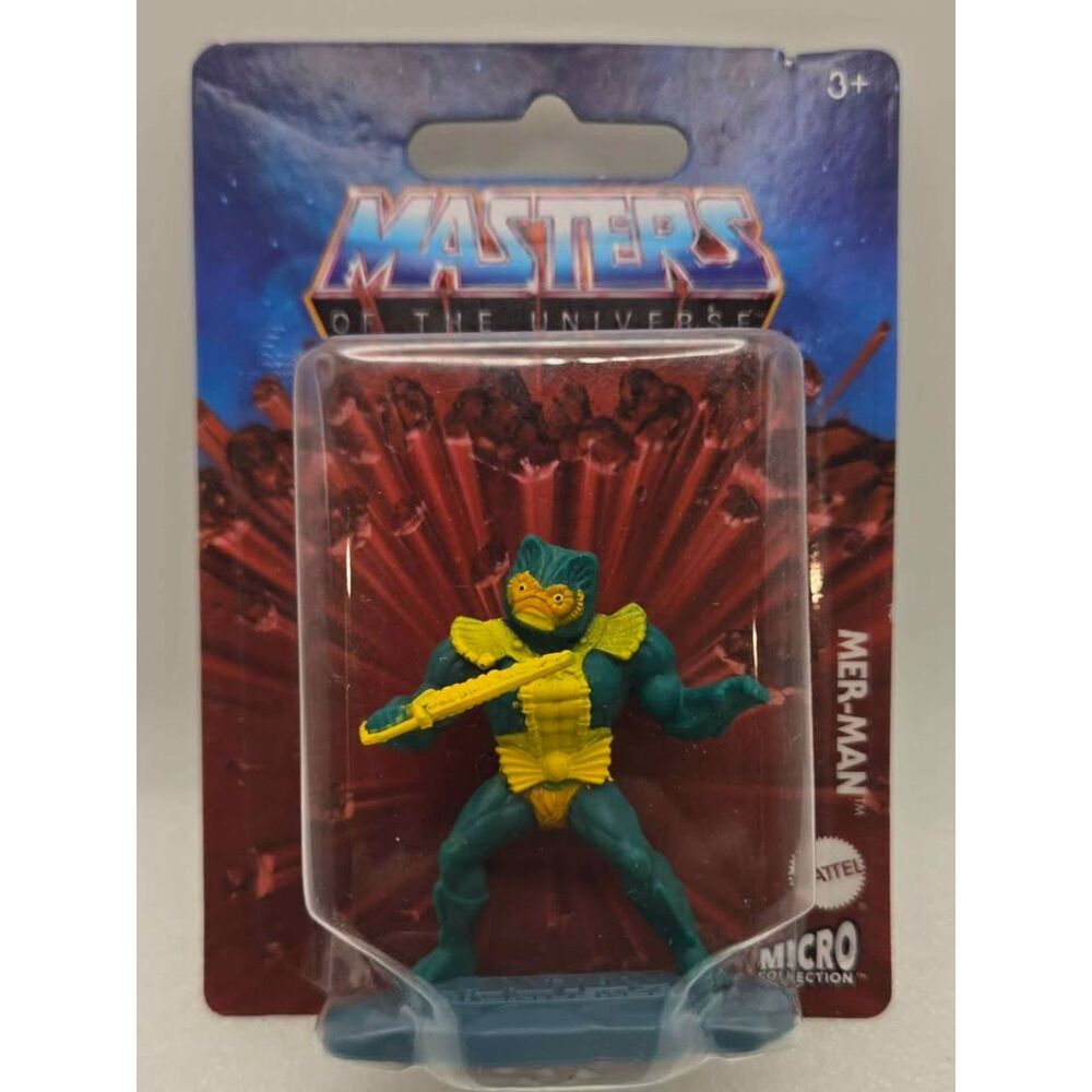 Mattel Masters of the Universe Micro Collection Mer-Man Mini Figure - NIB